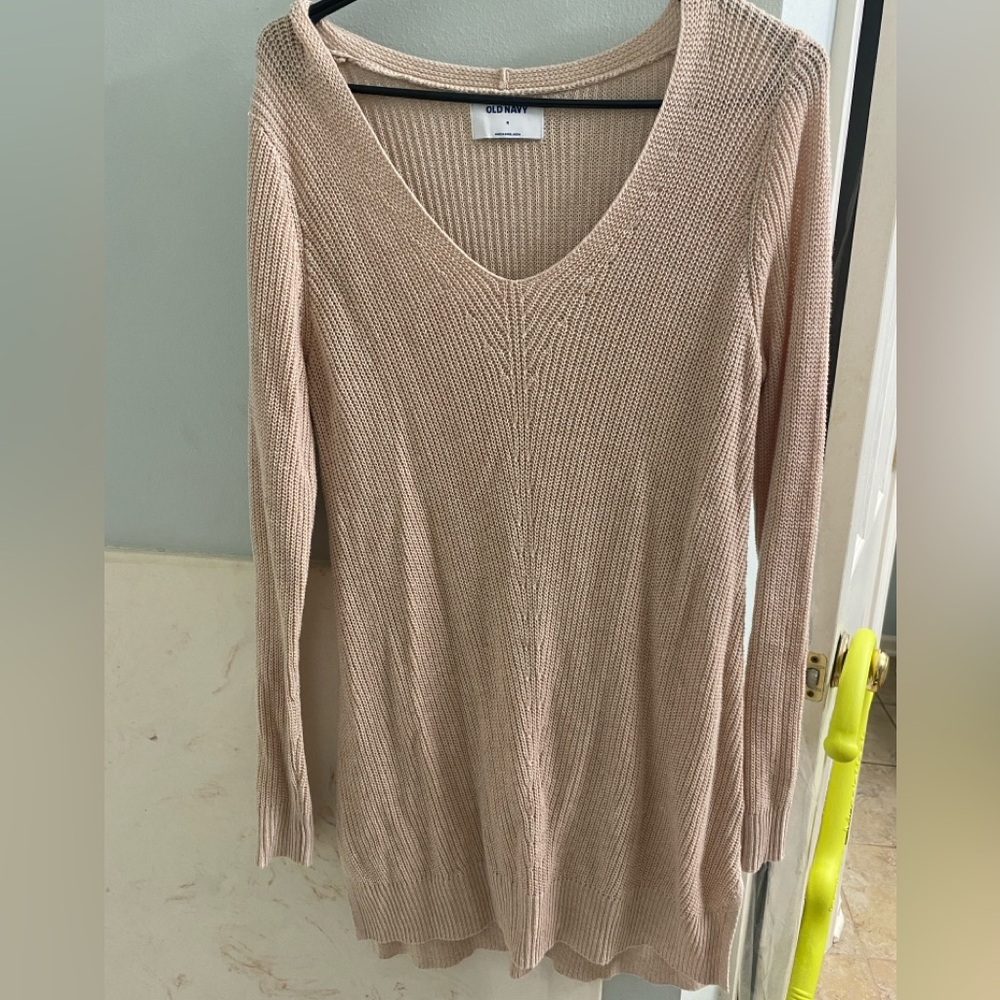 Old Navy Tunic Sweater bundle (Beige and black)